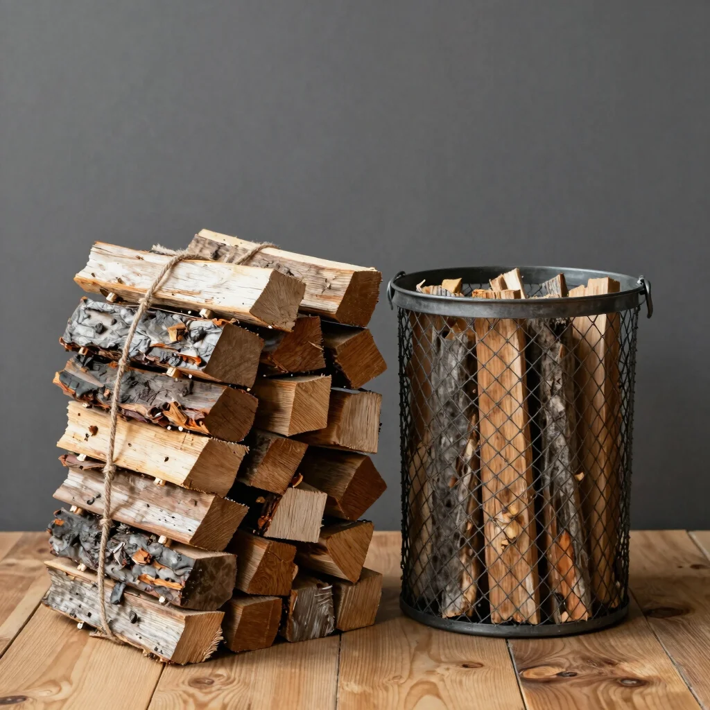 Kiln-Dried Ash Logs