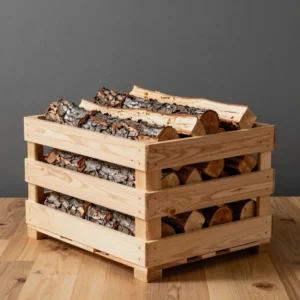 Seasoned Hardwood Crate